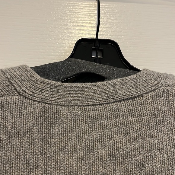 NWT Theory Wool & Cashmere Blend Cardigan Sweater Gray (Oatmeal) Soft & Warm P 0 - Picture 10 of 16